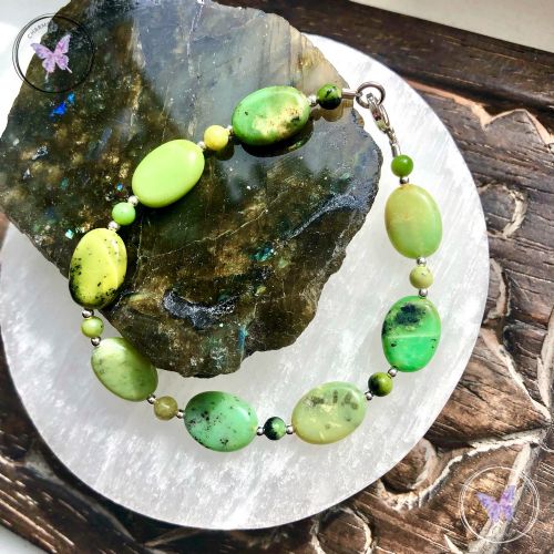 Chrysoprase Ovals Bracelet